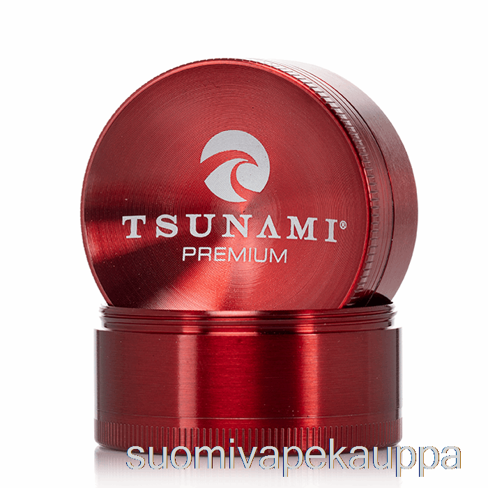 Vape Kauppa Tsunami 1,9 Tuuman 4-osainen Upotettu Ylämylly Punainen (50mm)